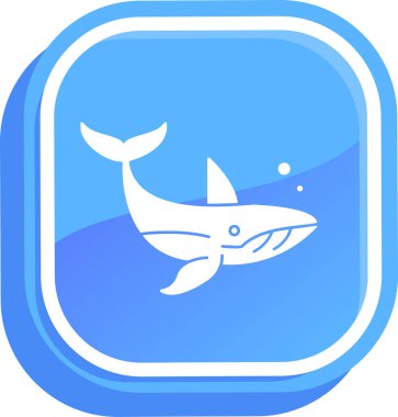 yunus simgesi vektör illüstrasyonu