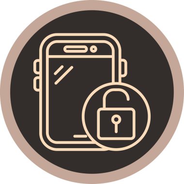 Akıllı telefon. Web simgesi basit tasarım