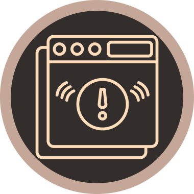 Modern bir simgenin vektör illüstrasyonu