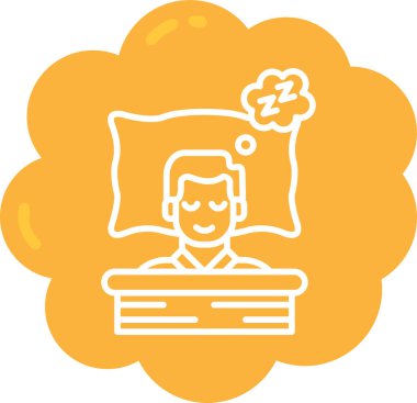 Kitap ikonu olan bir adam. vektör illüstrasyonu