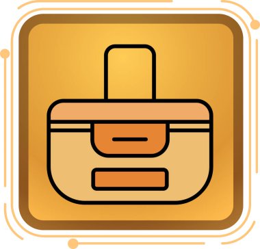 Torba Simgesi Moda Biçimli Ayrı Arkaplan