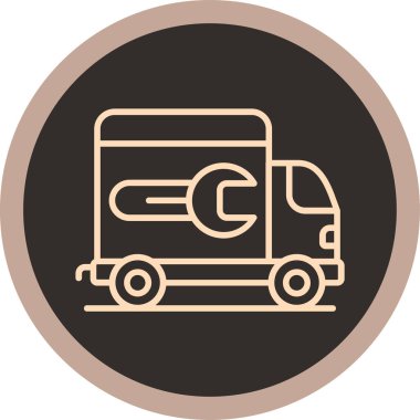 - Araba. Web simgesi basit tasarım