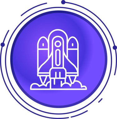 çizgi radar simgesi beyaz arkaplanda izole edildi. Askeri sistem. Uydu işareti. Renkli taslak konsepti. vektör illüstrasyonu.