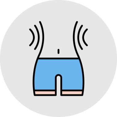 gövde simgesi, vektör illüstrasyonu