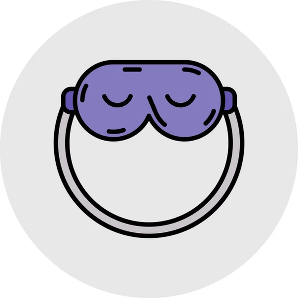 Maske. Web simgesi basit illüstrasyon