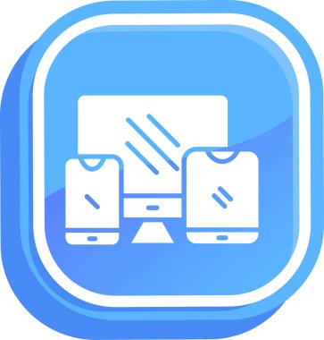 Alışveriş web simgesi basit tasarım