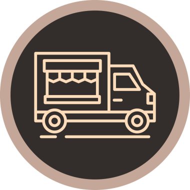 araba simgesi vektör illüstrasyonu