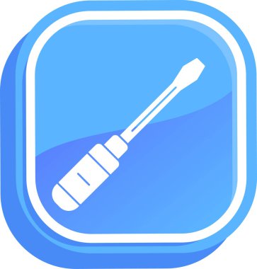 fırça simgesi, vektör illüstrasyonu