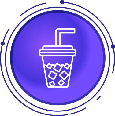 Çizgi kahve fincanı simgesi beyaz arkaplanda izole edilmiş. Çay fincanı. Sıcak içecek kahvesi. Renkli taslak konsepti. Vektör