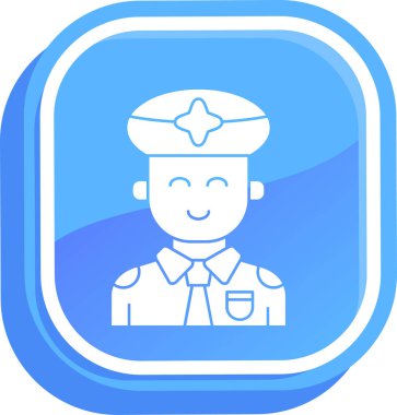 Rozet. Web simgesi basit tasarım