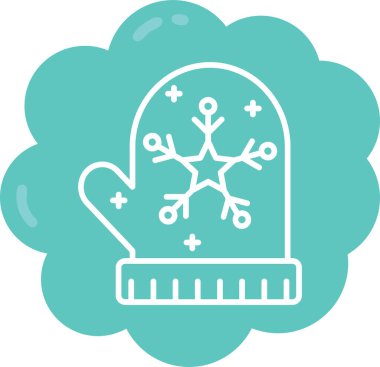 Yıldızlı şirin bir noel ağacının vektör çizimi