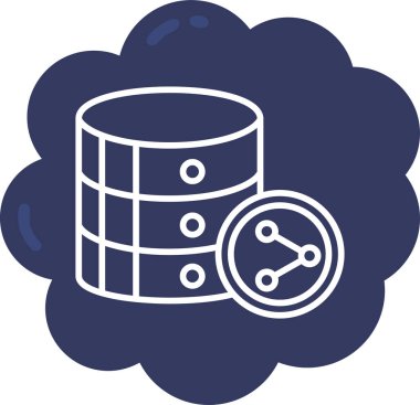 veritabanı simgesi çizimi