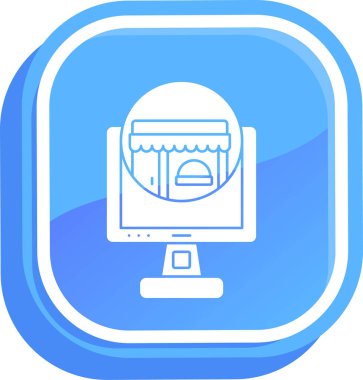 Bilgisayar dizüstü bilgisayar simgesi. Web tasarımı için dizüstü bilgisayar vektör simgelerinin basit çizimi