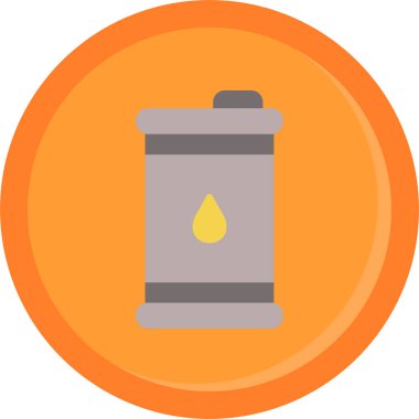 Gaz. Web simgesi basit illüstrasyon