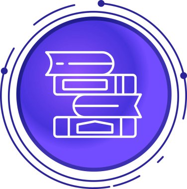 Kitap simgesinin vektör illüstrasyonu