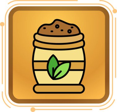 Vektör illüstrasyonu, simge ögesi arkaplanı