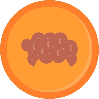 Tavuk eti. Basit illüstrasyon