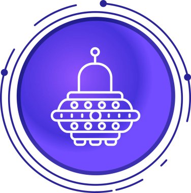 Beyaz arka planda izole edilmiş çizgi noel topu ikonu. Noel sembolü ve mutlu yıllar. Renkli taslak konsepti. vektör.