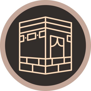 Modern binanın vektör illüstrasyonu