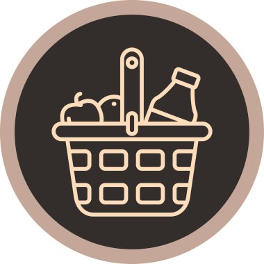 Alışveriş sepeti. Basit tasarım