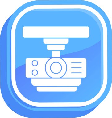 Kamera. Web simgesi basit illüstrasyon