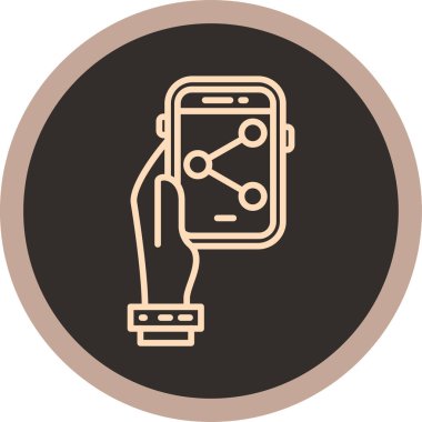 İnsan eliyle akıllı telefon.