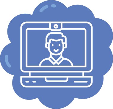 video simgesi, vektör illüstrasyonu