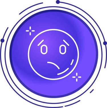 emoji emoji simgesi tasarımı, renkli vektör illüstrasyonu