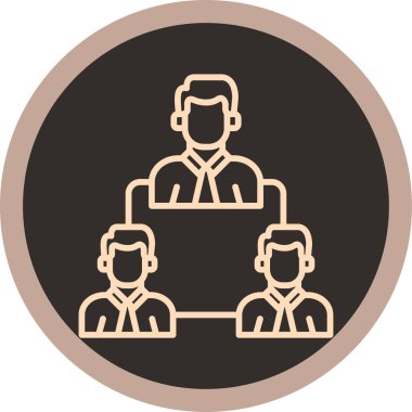 İş kavramı kutsal kişilerin resmi, vektör çizim