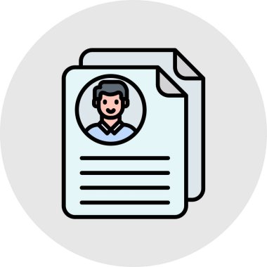 İnsan simgesinin vektör illüstrasyonu