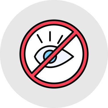 göz simgesi vektörü yok