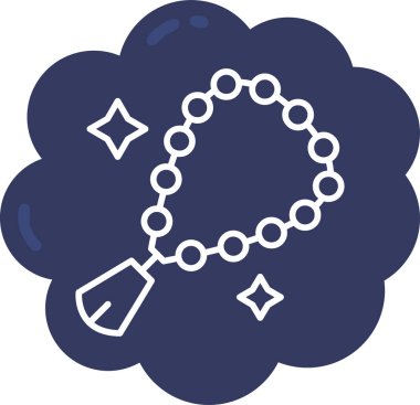 Bulut. Web simgesi basit illüstrasyon