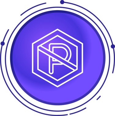 Beyaz arkaplanda izole edilmiş bitcoin simgesi olan ana hatlı para. Fiziksel para birimi. Engelleme teknolojisi. Güvenli kripto para birimi. vektör.