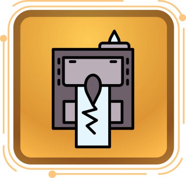 pil vektör illüstrasyonu