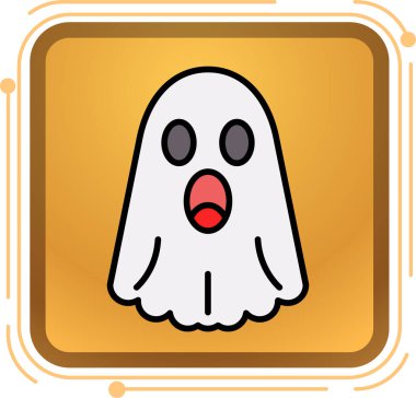 Hayalet simgesi, karikatür tarzı