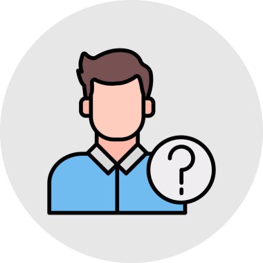 Soru işareti vektör illüstrasyonu