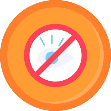 Dur işareti vektör simgesi