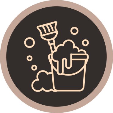 kova simgesi vektör trend biçimi izole arkaplan