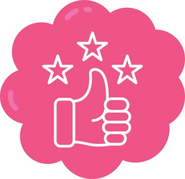 Başparmağını kaldır. Basit resimleme