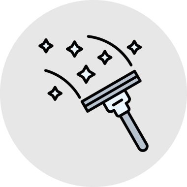 Çizgi film simgesinin vektör çizimi