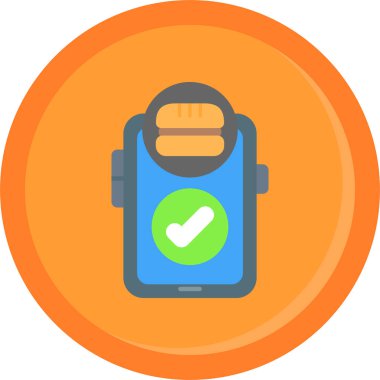 işaret simgesini işaretle, vektör illüstrasyonu