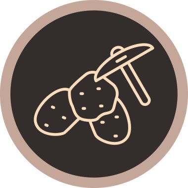 Arı simgesinin vektör illüstrasyonu