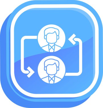 iş simgesi vektör illüstrasyonu