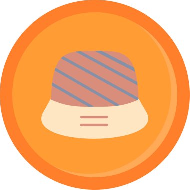 Şapka. Web simgesi basit illüstrasyon