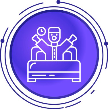 Bir doktor simgesinin vektör çizimi