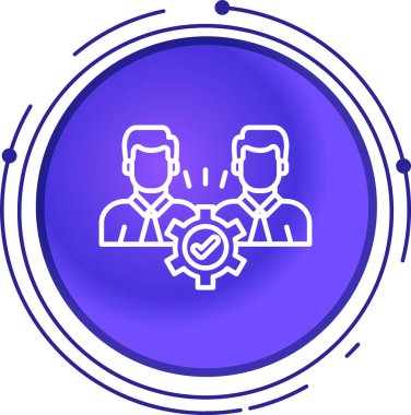 Grup simge tasarlamak vektör