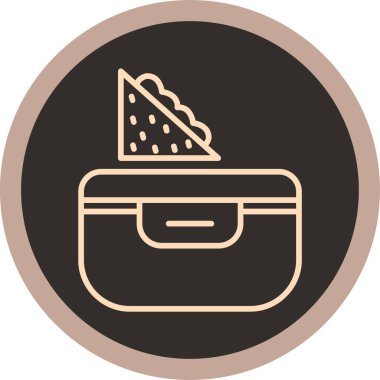 Gıda Web ikonu vektör illüstrasyonu