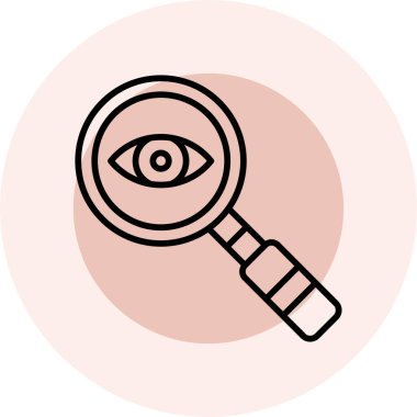 Göz. Web simgesi basit tasarım