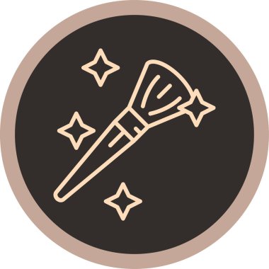 Sihirli bir değneğin vektör çizimi