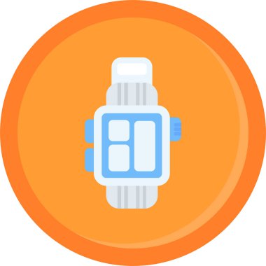 İç bakalım. Web simgesi basit illüstrasyon